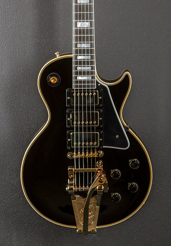 1957 Les Paul Custom Reissue - VOS Ebony 3 Pickup w/Bigsby