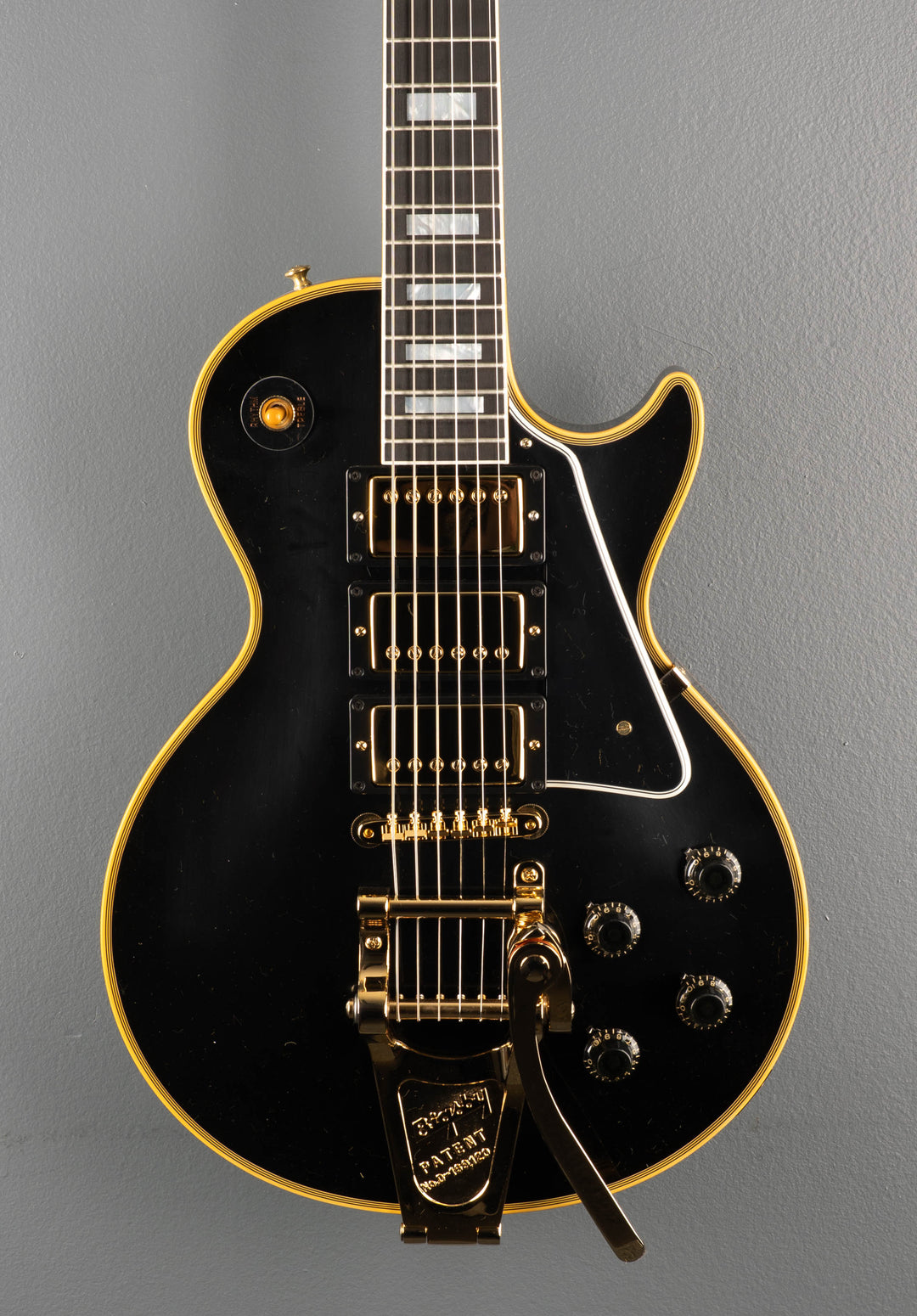 1957 Les Paul Custom Reissue - VOS Ebony 3 Pickup w/Bigsby