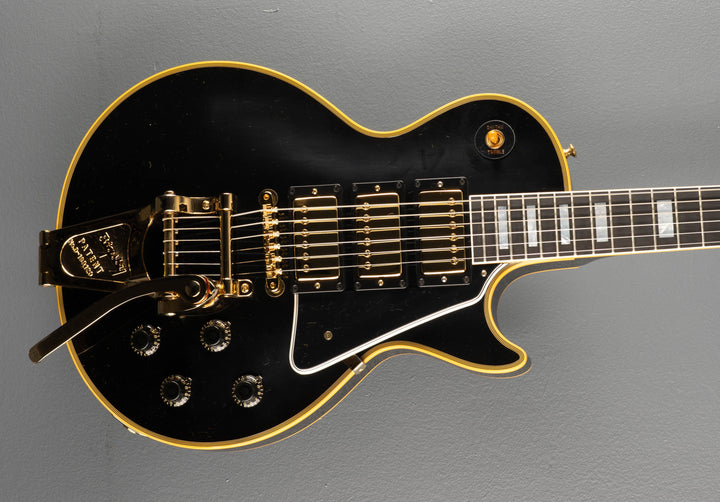 1957 Les Paul Custom Reissue - VOS Ebony 3 Pickup w/Bigsby