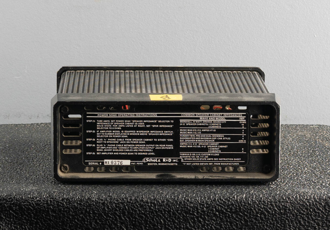 Power Soak Attenuator, 80s