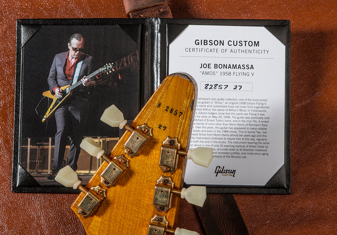 Joe Bonamassa "Amos" 1958 Flying V Collector's Edition - Antique Natural