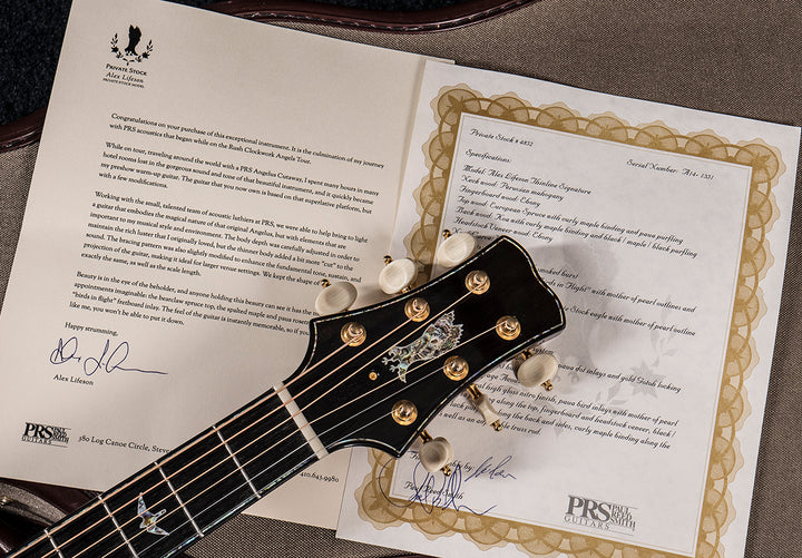 Private Stock Alex Lifeson Thinline Signature &