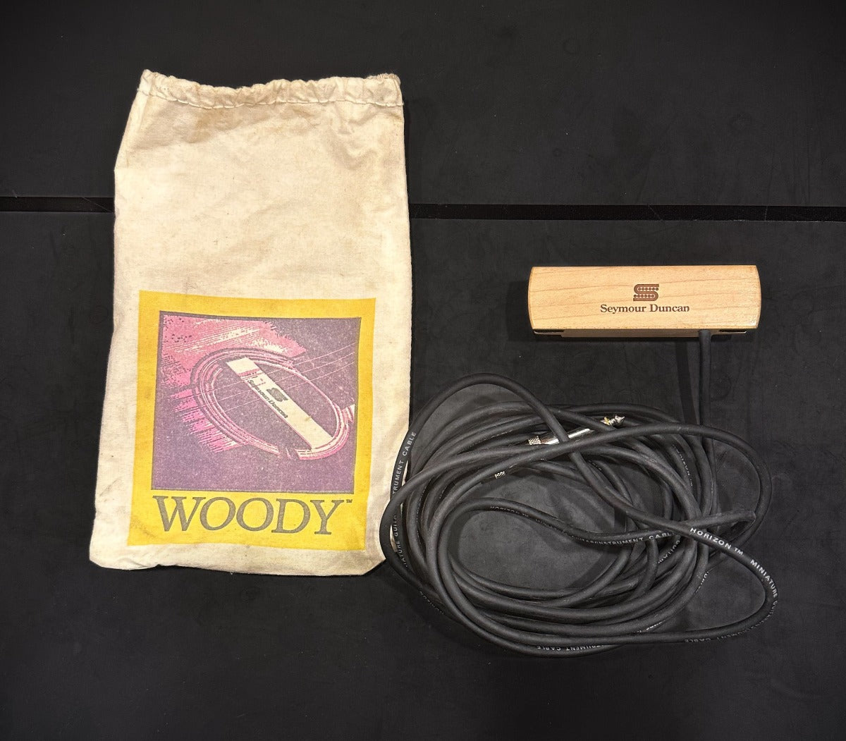 SA-3SC Woody SC Single Coil Acoustic Soundhole Pickup - Maple, Recent