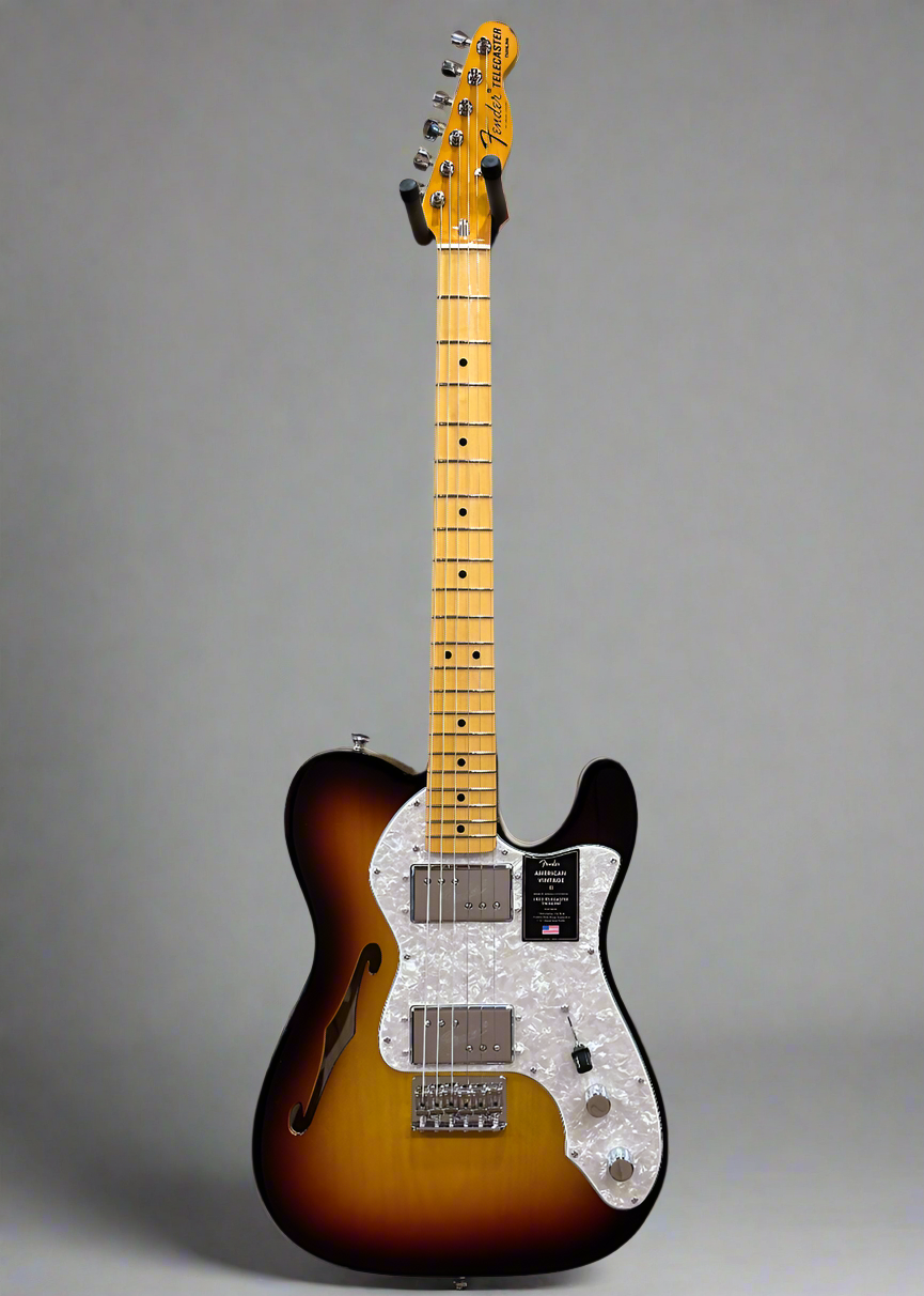 American Vintage II 1972 Telecaster Thinline - 3 Color Sunburst
