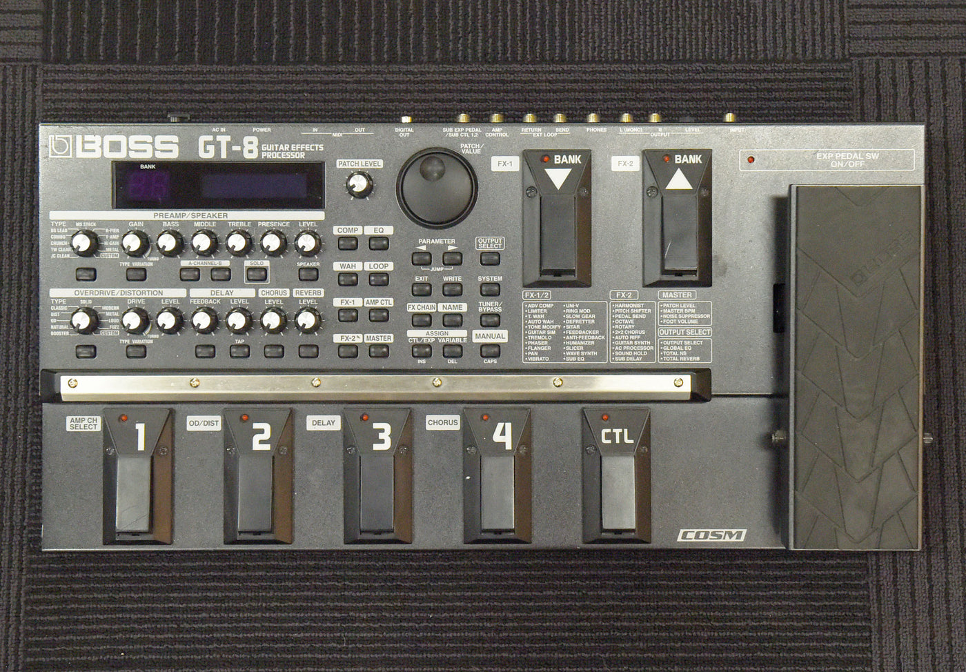 GT-8 Effects Processor, Recent