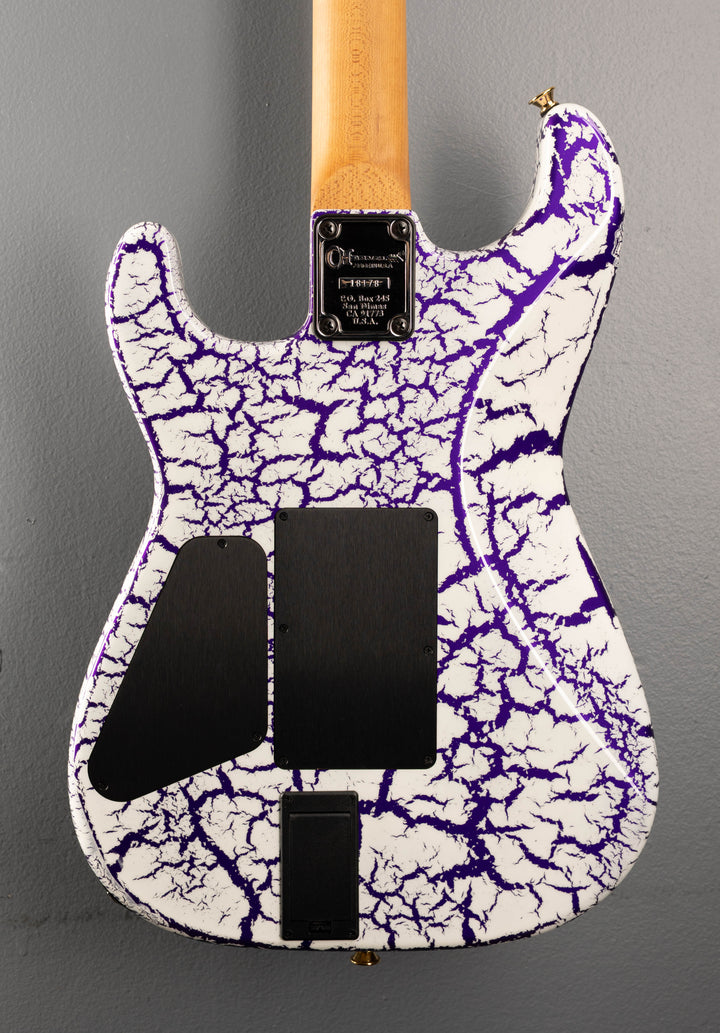 Special Edition Custom Shop San Dimas 1H FR RVS - White & Purple Crackle