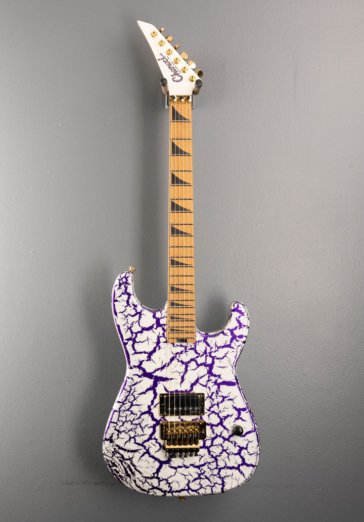 Special Edition Custom Shop San Dimas 1H FR RVS - White & Purple Crackle