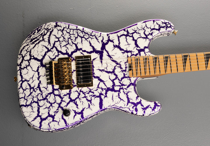 Special Edition Custom Shop San Dimas 1H FR RVS - White & Purple Crackle
