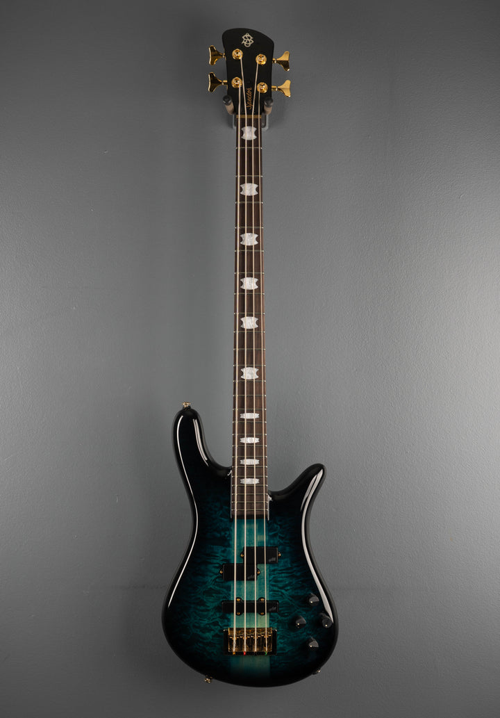 Icon NS-2 Neck Through - Black and Blue