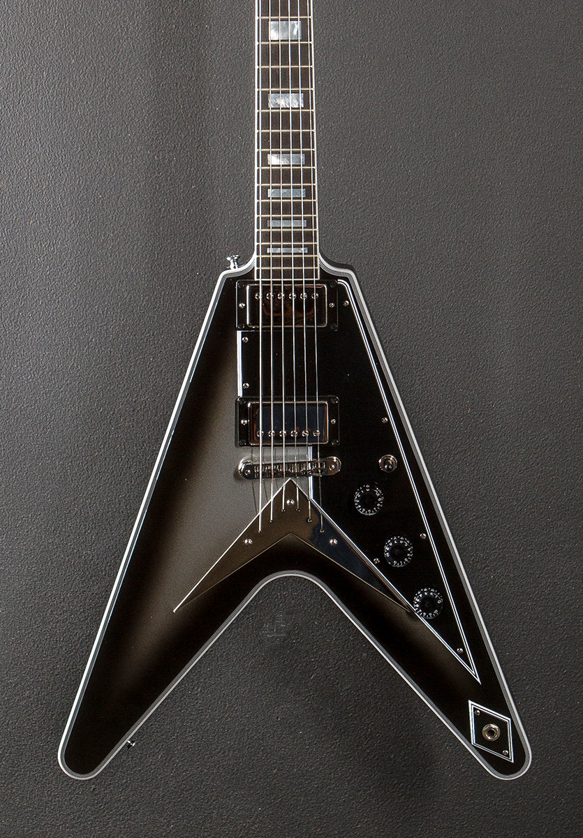 Flying V Custom w/Ebony Fingerboard Gloss - Silverburst