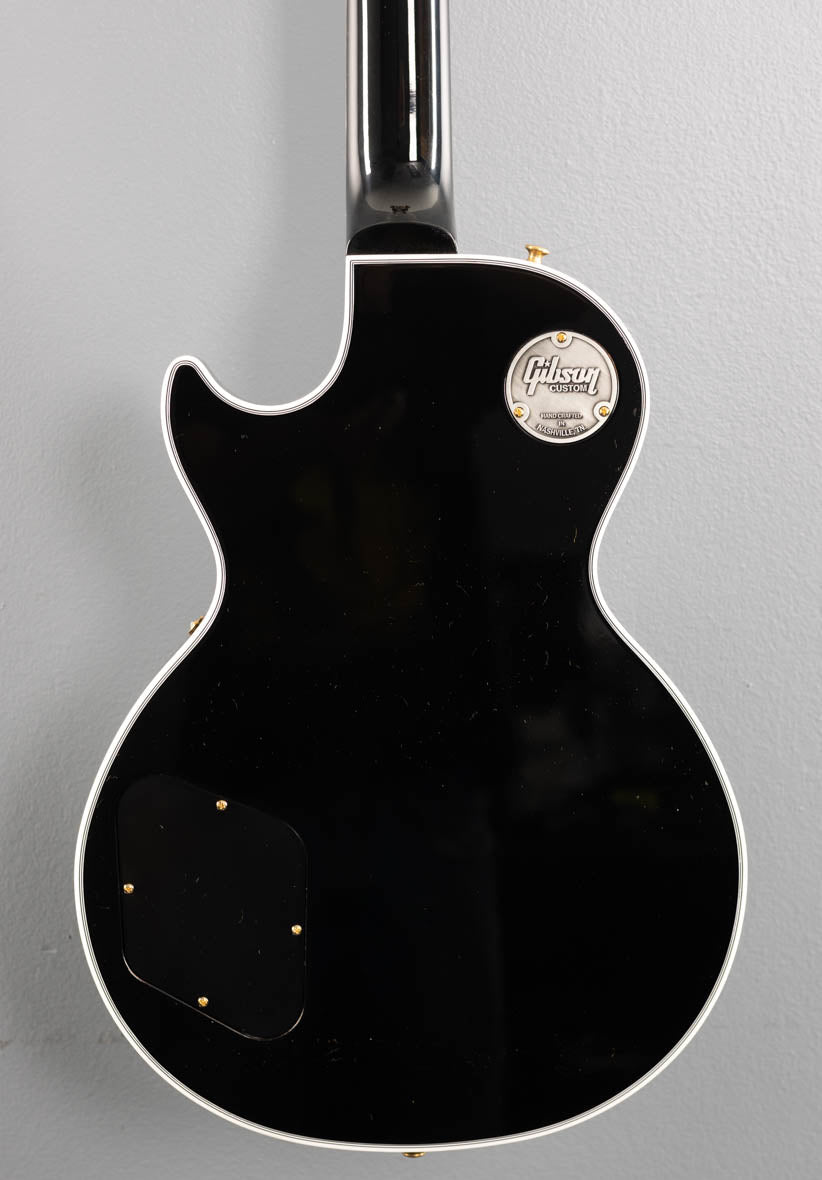Les Paul Custom w/Ebony Fingerboard Gloss - Ebony – Dave's Guitar Shop