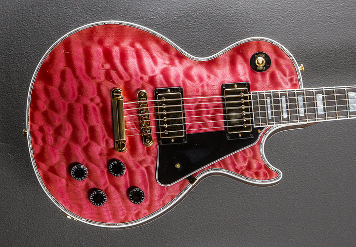 "Made to Measure" Les Paul Custom Quilt - Chablis Pink w/Ebony