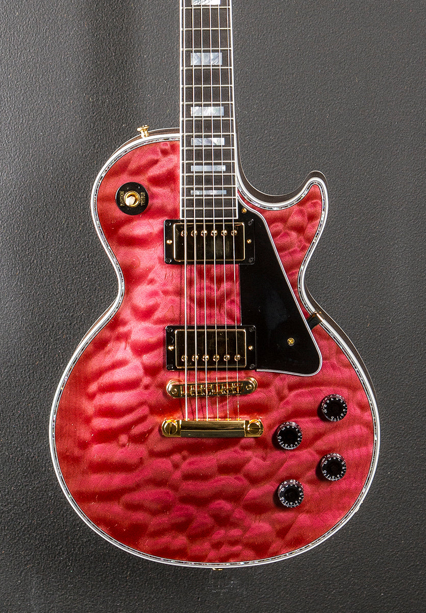 "Made to Measure" Les Paul Custom Quilt - Chablis Pink w/Ebony