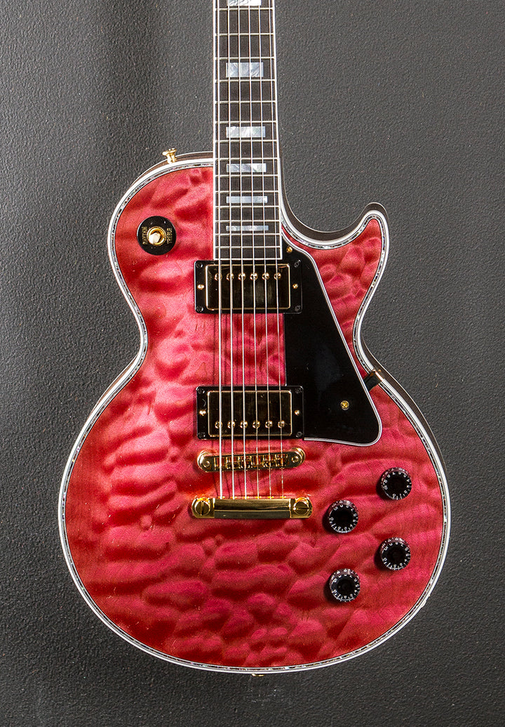 "Made to Measure" Les Paul Custom Quilt - Chablis Pink w/Ebony