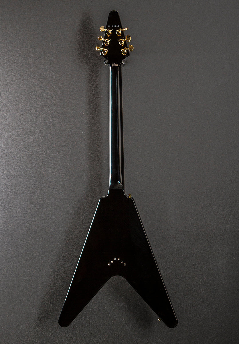 Flying V Custom w/Ebony Fingerboard Gloss - Ebony – Dave's Guitar Shop