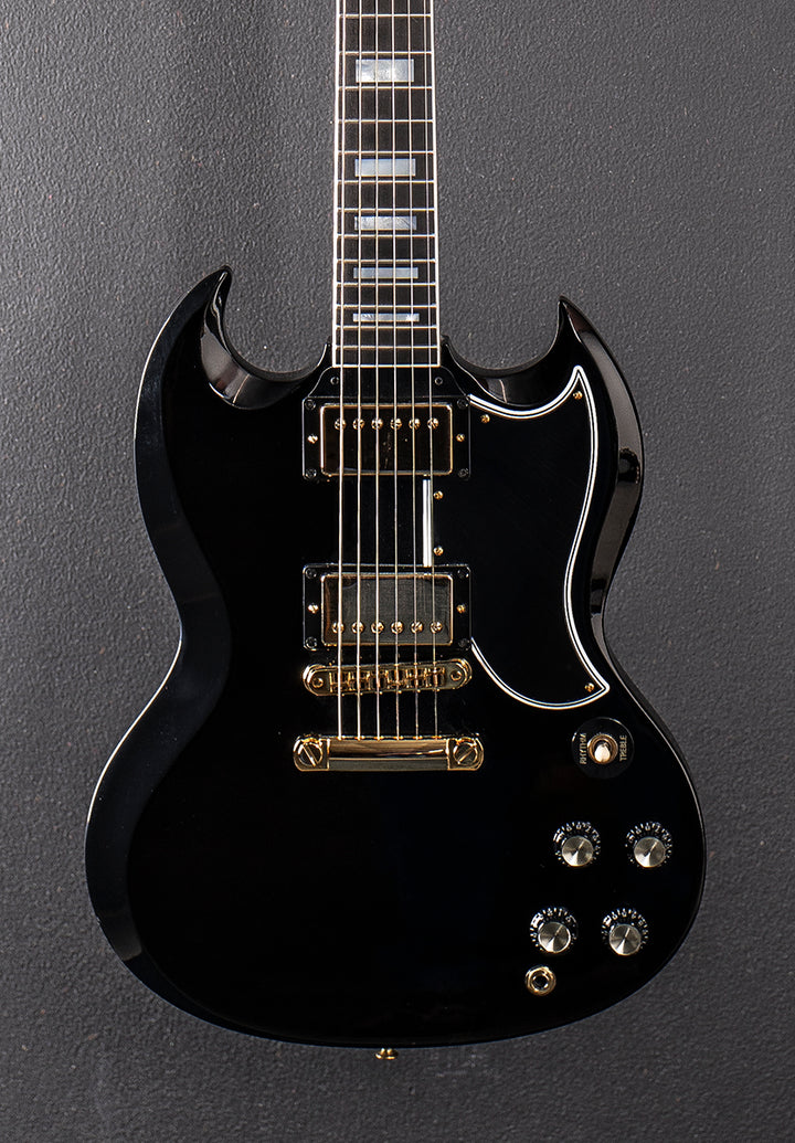 SG Custom 2-Pickup w/Ebony Fingerboard Gloss – Ebony