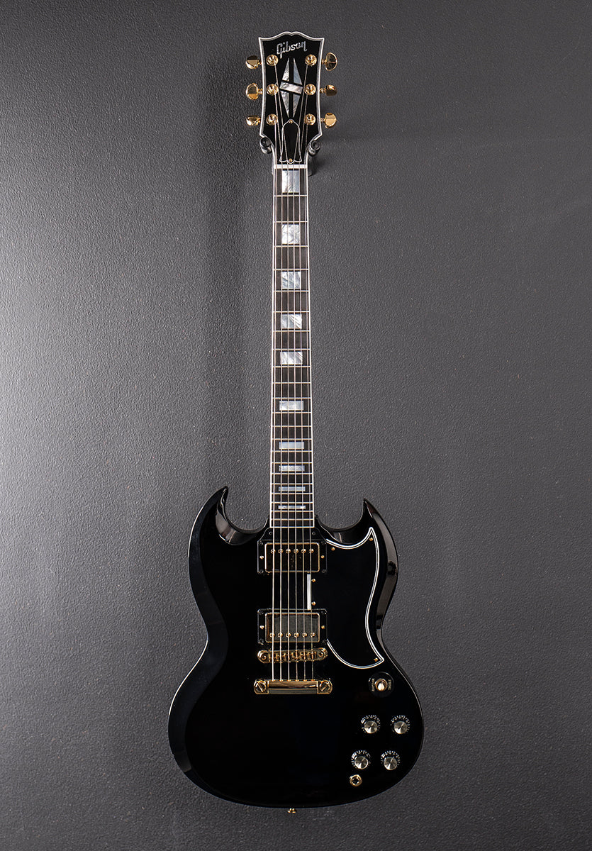SG Custom 2-Pickup w/Ebony Fingerboard Gloss – Ebony