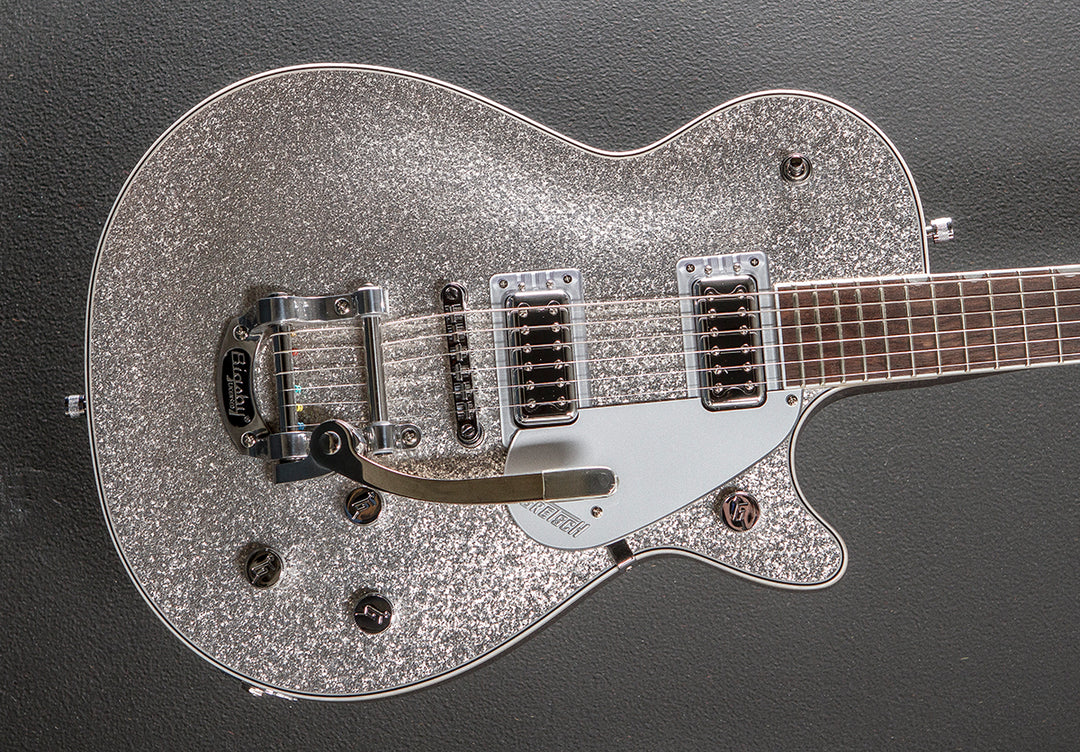 G5230T Electromatic Sparkle Jet FT Single-Cut w/Bigsby - Silver Sparkle