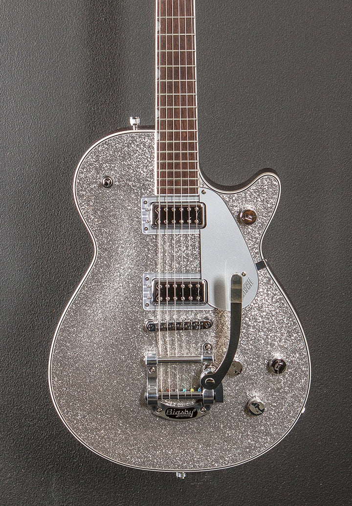 G5230T Electromatic Sparkle Jet FT Single-Cut w/Bigsby - Silver Sparkle