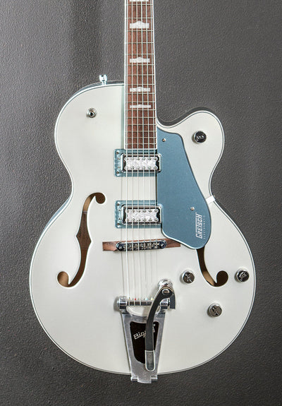 G5420T-140 Electromatic 140th Double Platinum Hollow Body w/Bigsby - Two-Tone Pearl Platinum