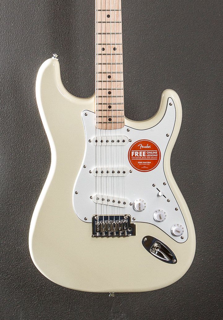 Affinity Series Stratocaster - Olympic White w/Maple