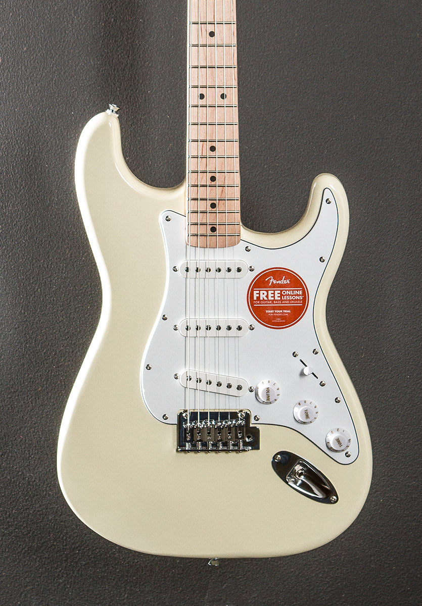 Affinity Series Stratocaster - Olympic White w/Maple