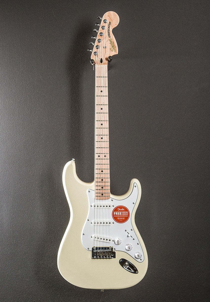 Affinity Series Stratocaster - Olympic White w/Maple