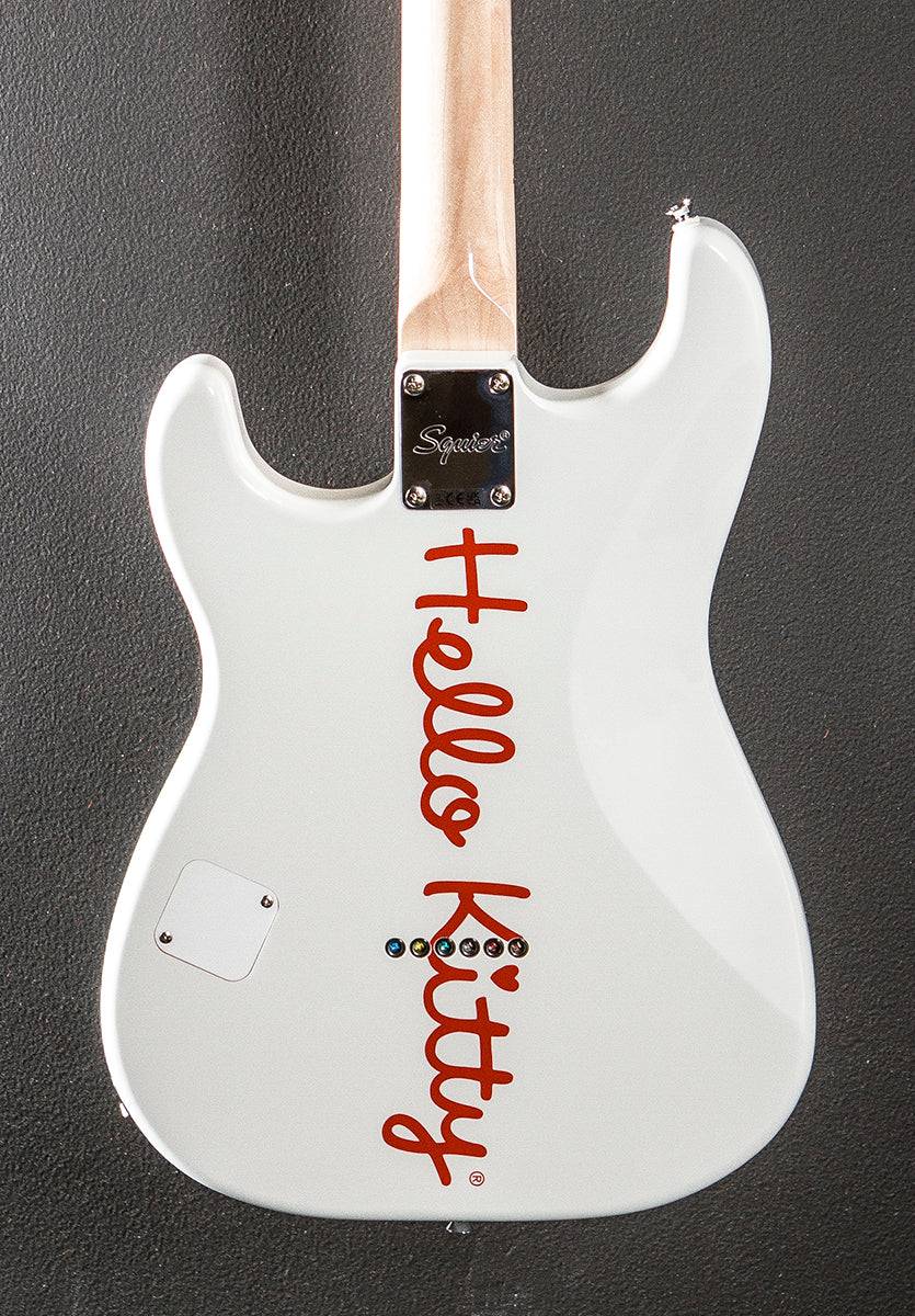 Hello Kitty Stratocaster - White – Dave's Guitar Shop