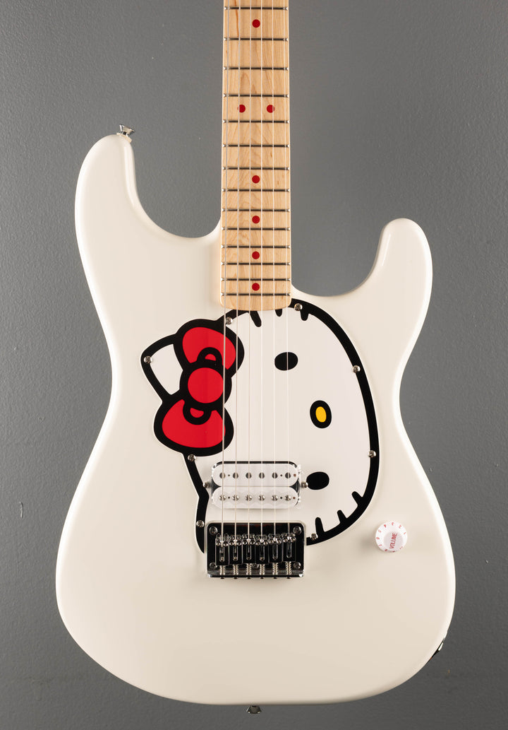 Hello Kitty Stratocaster - White