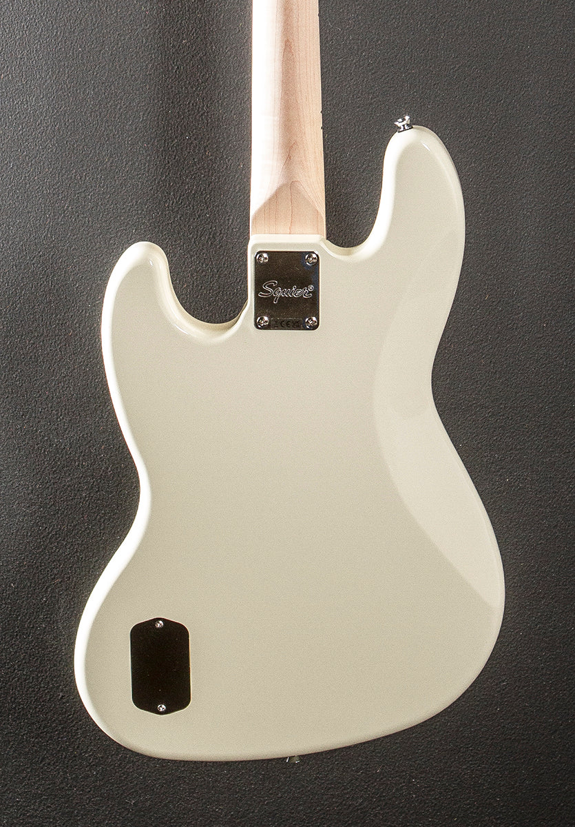 Affinity Series Active Jazz Bass - Olympic White w/Maple