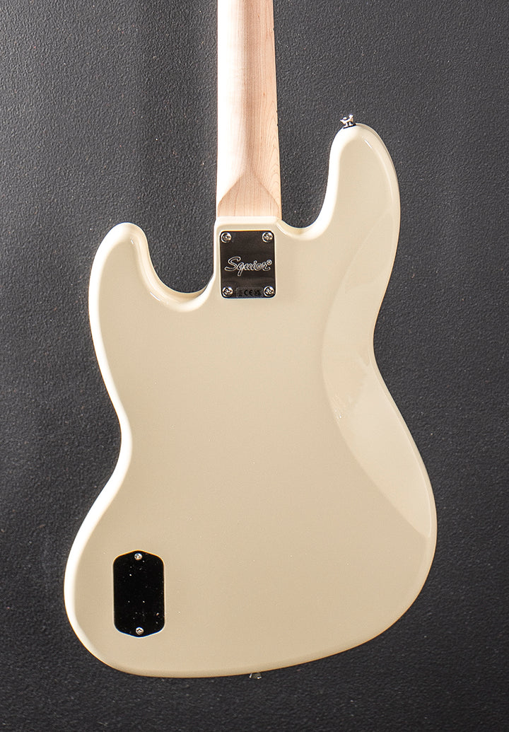 Affinity Series Active Jazz Bass - Olympic White w/Maple