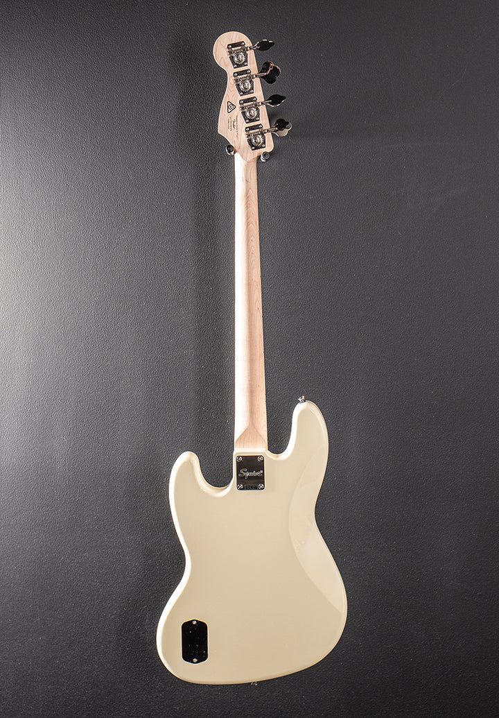 Affinity Series Active Jazz Bass - Olympic White w/Maple
