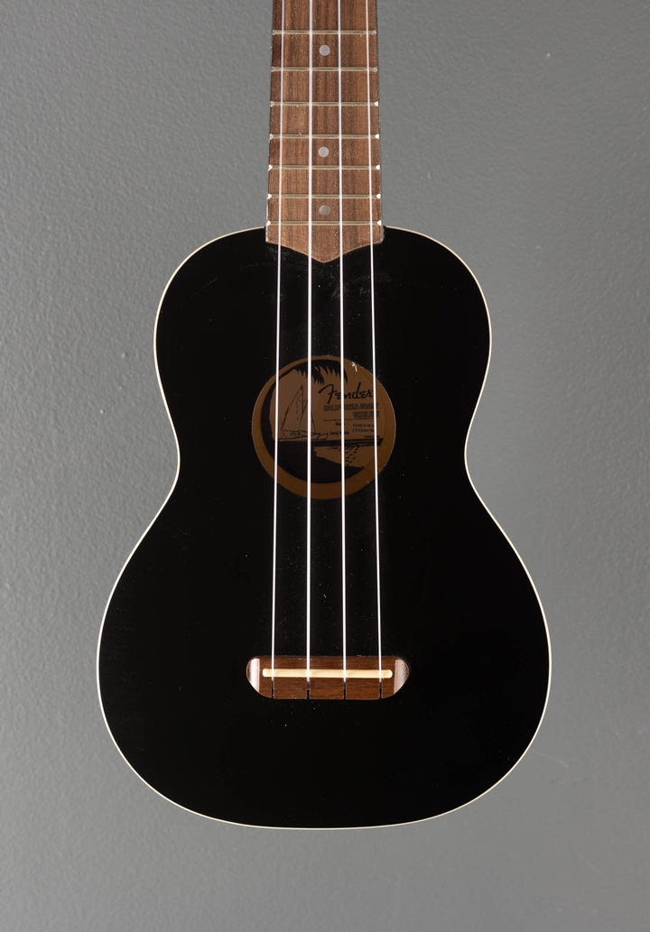 Venice Soprano Ukulele - Black