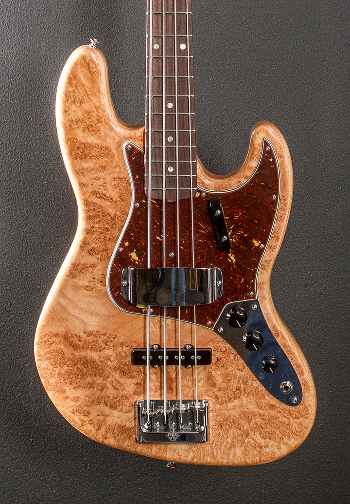 Artisan Maple Burl Jazz Bass