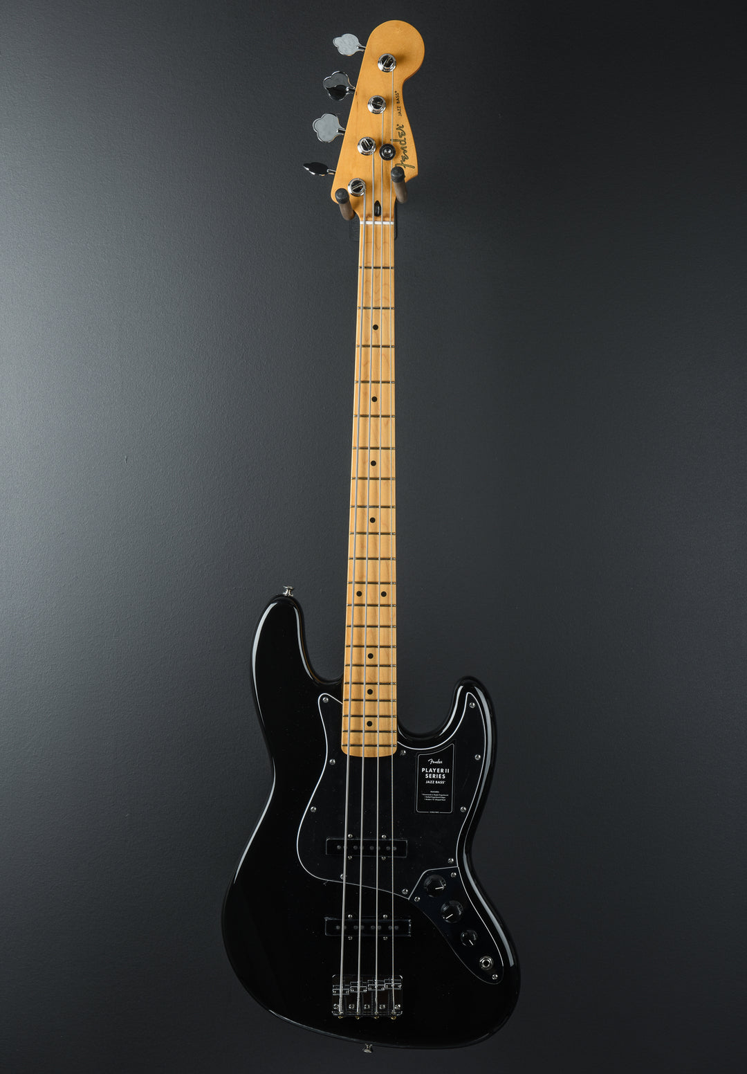 Player II Jazz Bass - Black W/Maple