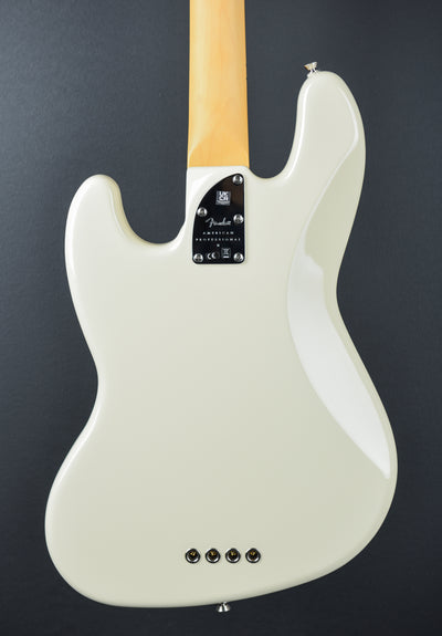 American Professional II Jazz Bass - Olympic White w/Maple