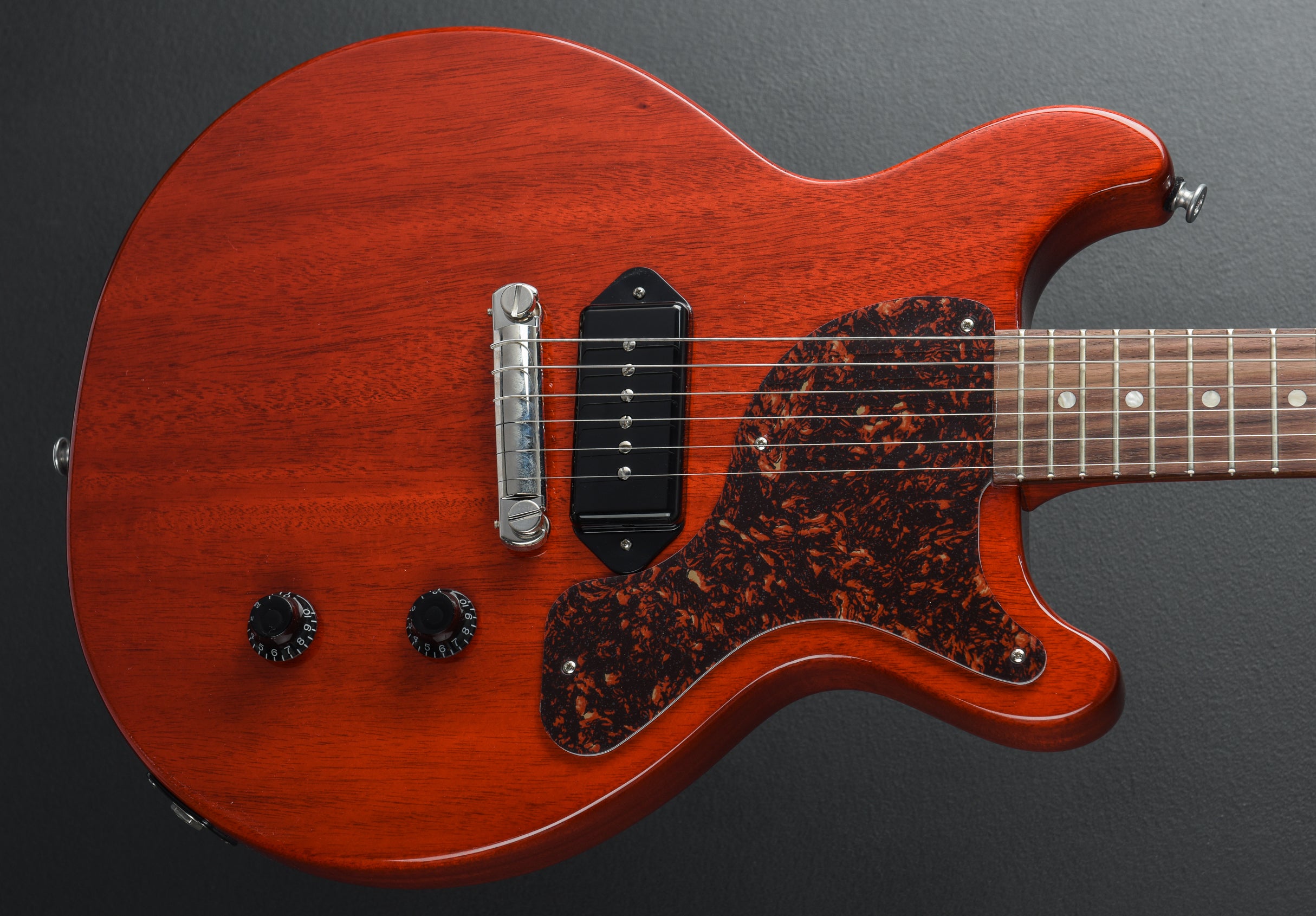 Les Paul Junior Double Cutaway - Vintage Cherry w/Tortoise