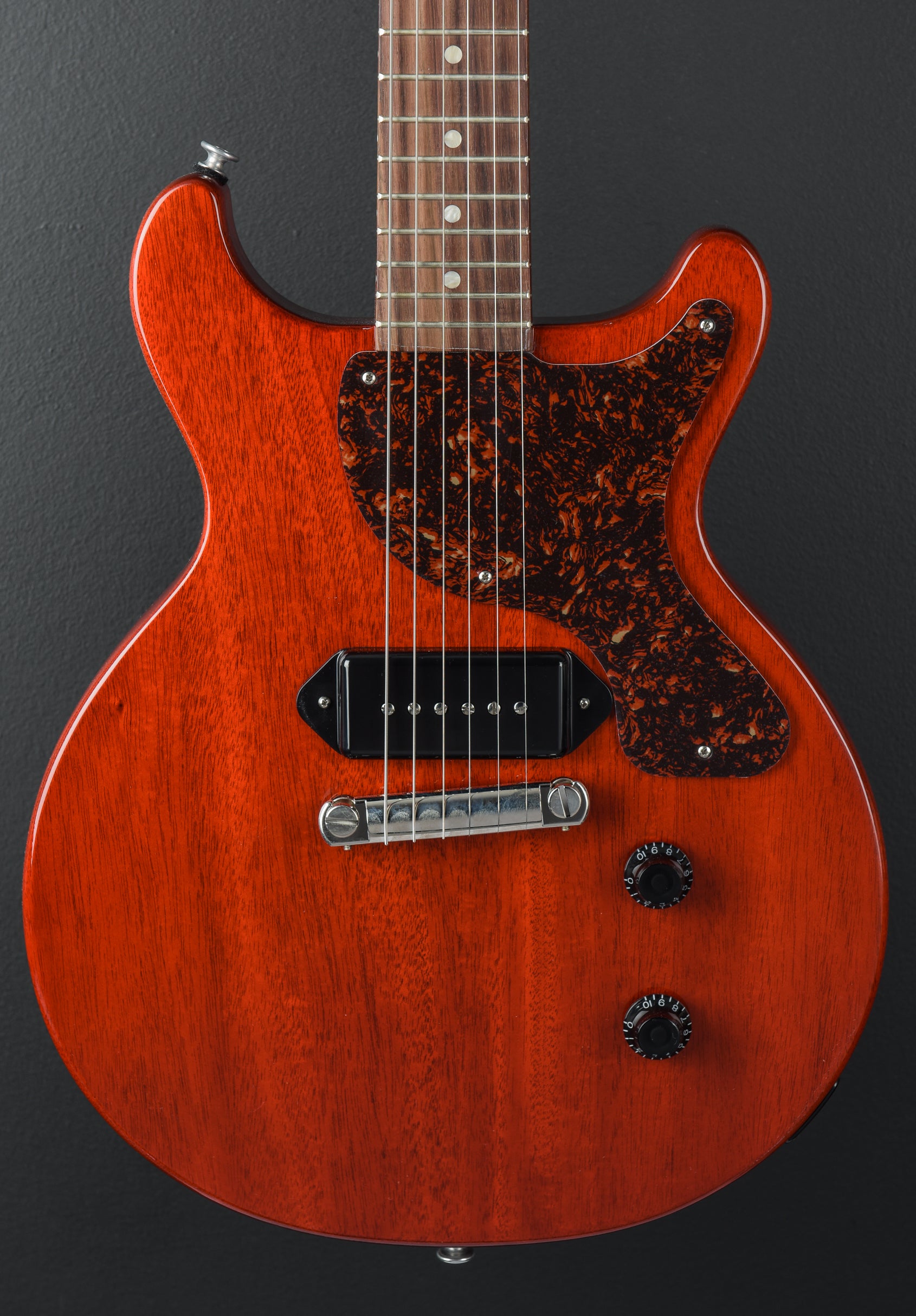 Les Paul Junior Double Cutaway - Vintage Cherry w/Tortoise