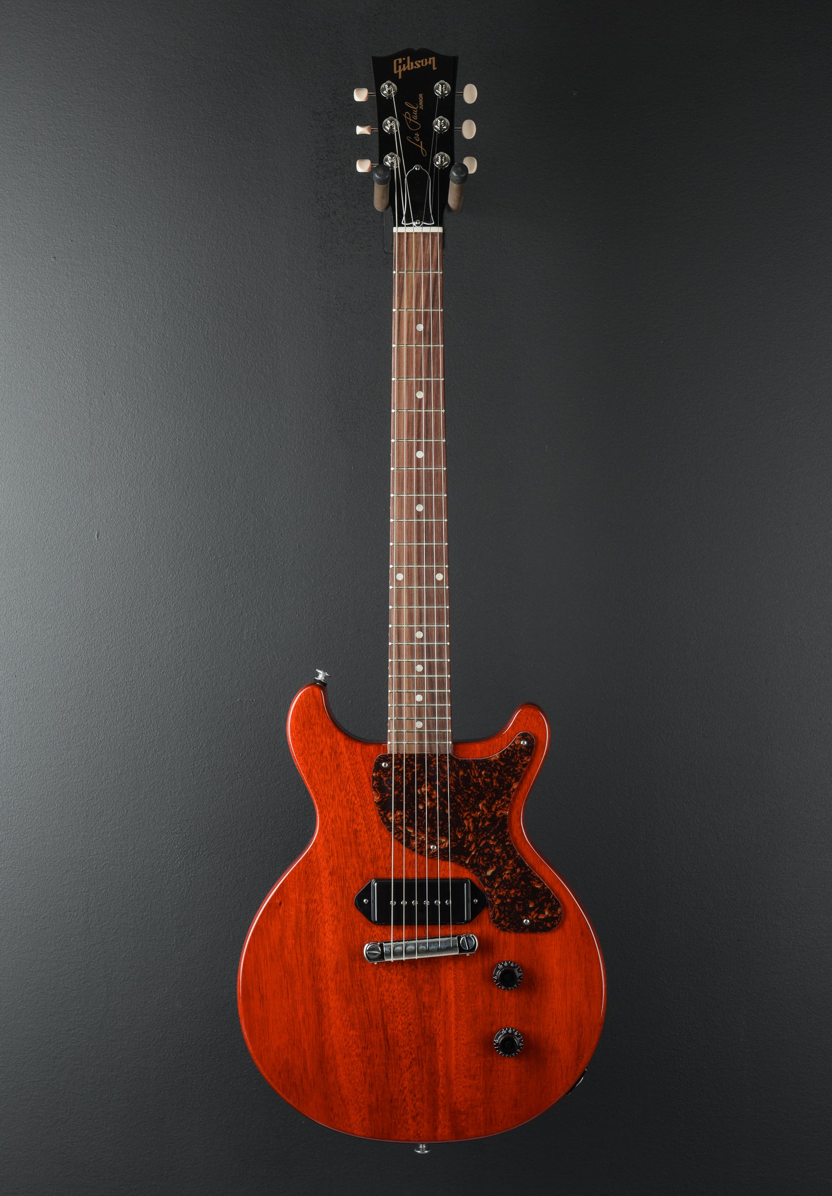 ギター Gibson Les Paul Junior Double Cutaway Les Paul Junior Double Cutaway - Vintage Cherry w/Tortoise