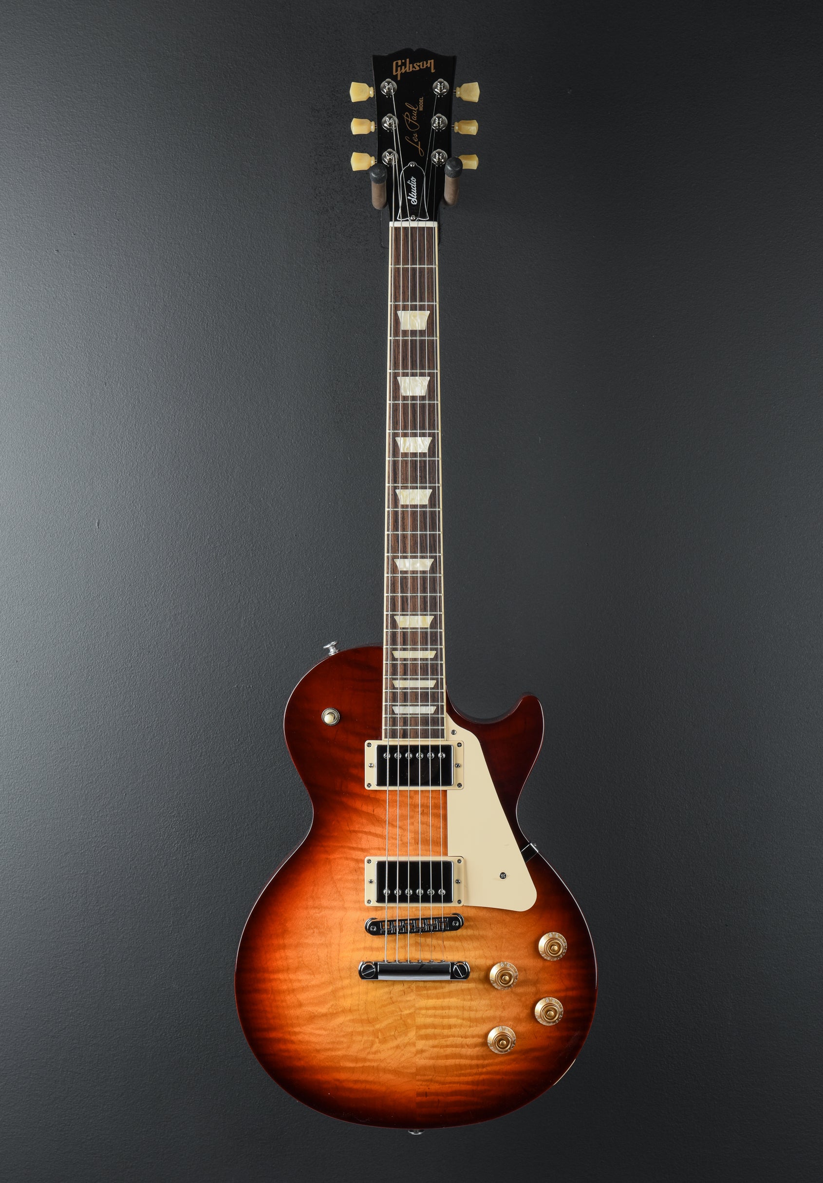 Les Paul Studio Figured Top - Bourbon Burst – Dave's Guitar Shop