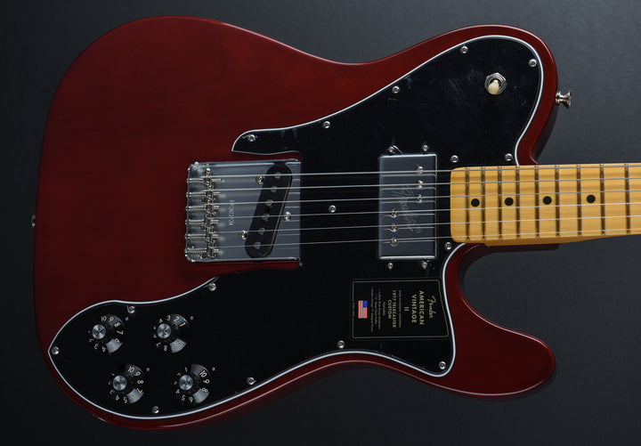 American Vintage II 1977 Telecaster Custom - Wine w/Maple