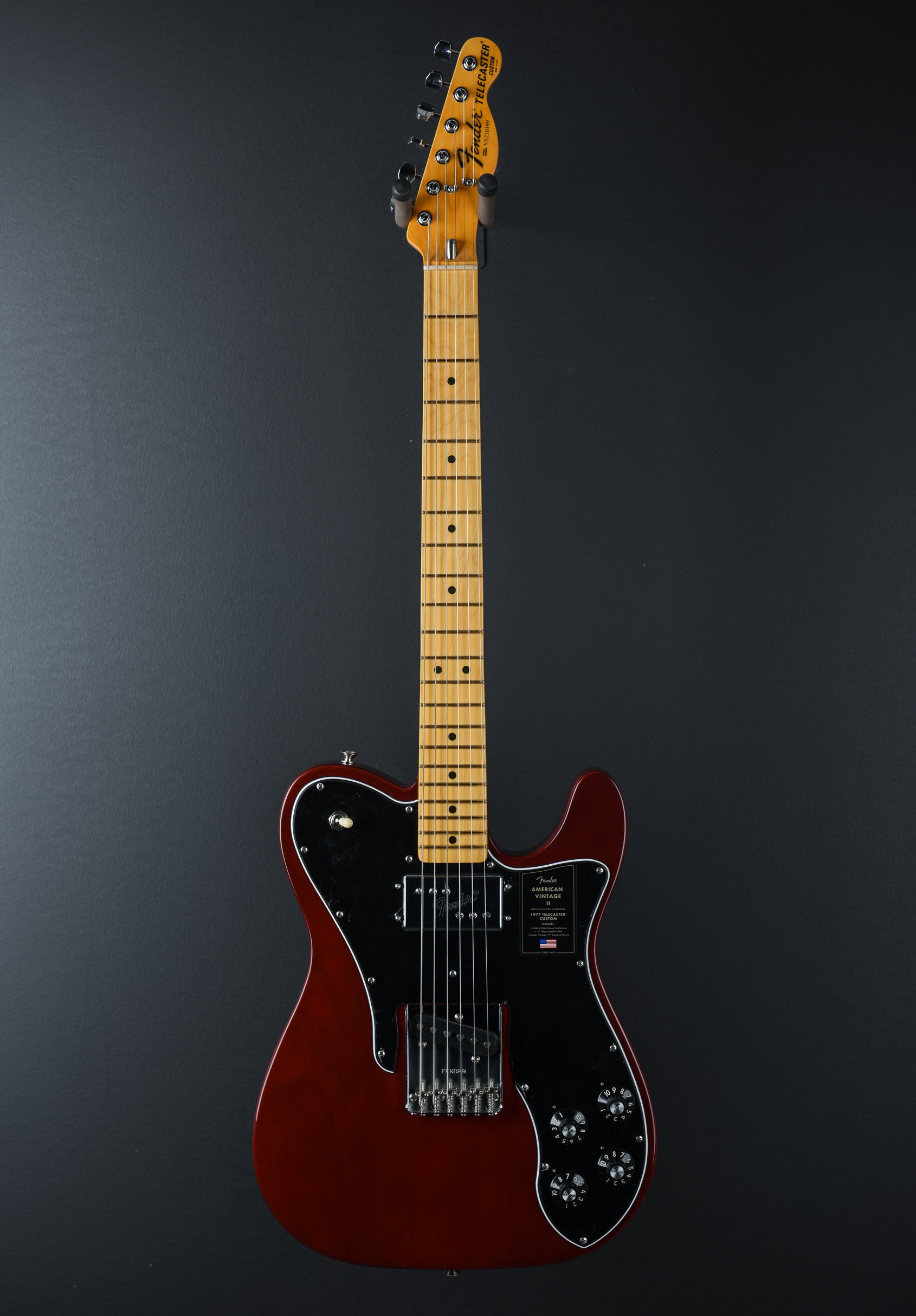 American Vintage II 1977 Telecaster Custom - Wine w/Maple – Dave's