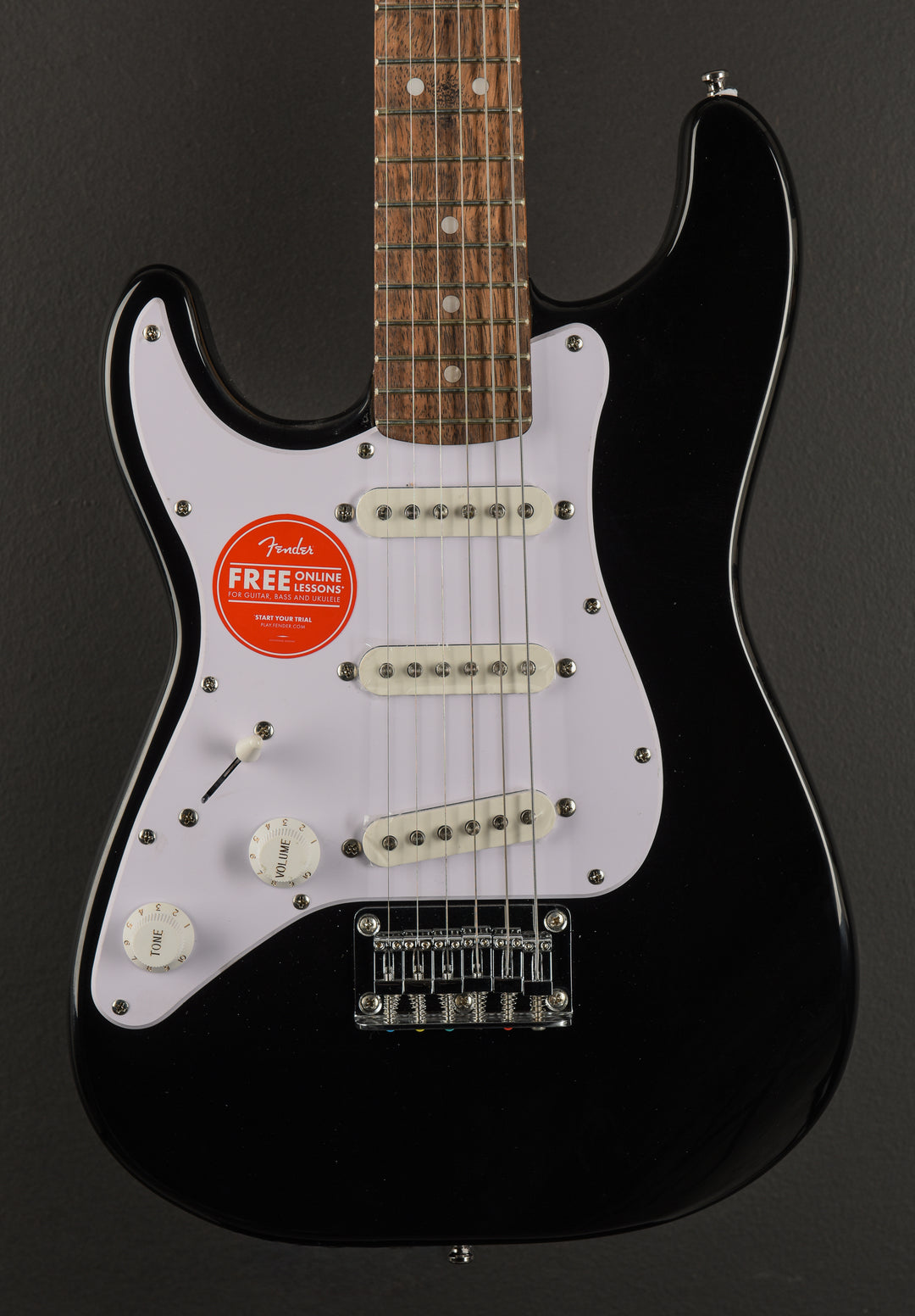 Mini Strat Left Handed - Black