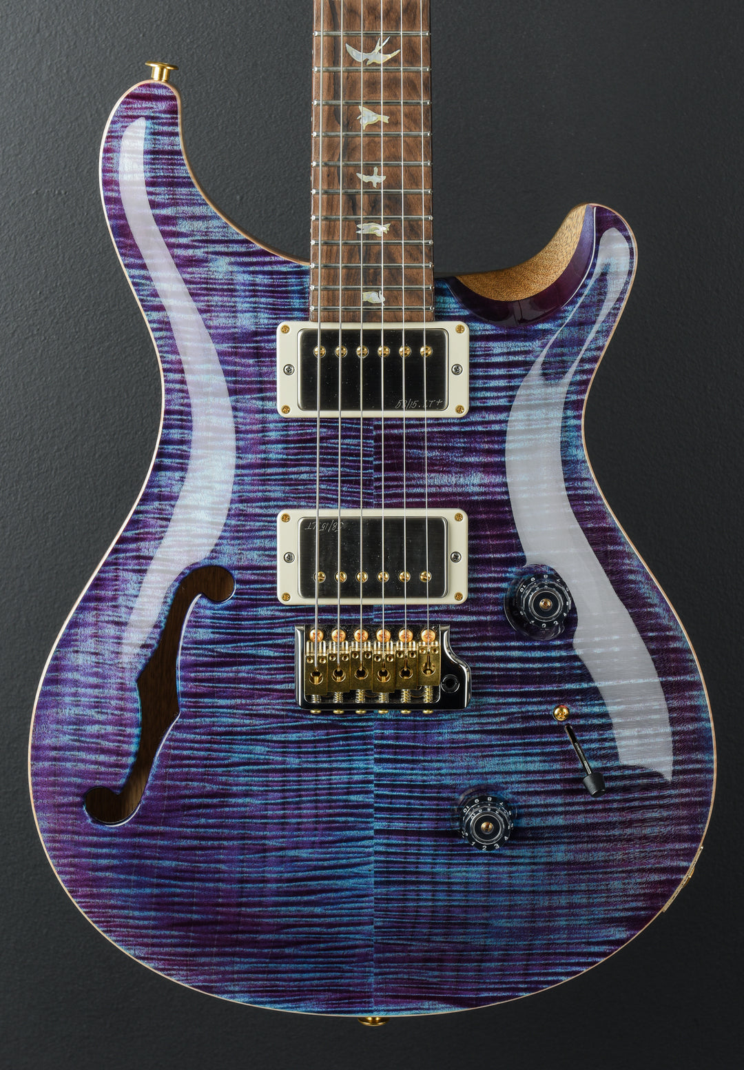 Custom 24 Semi-Hollow Wood Library Limited - Violet w/Korina