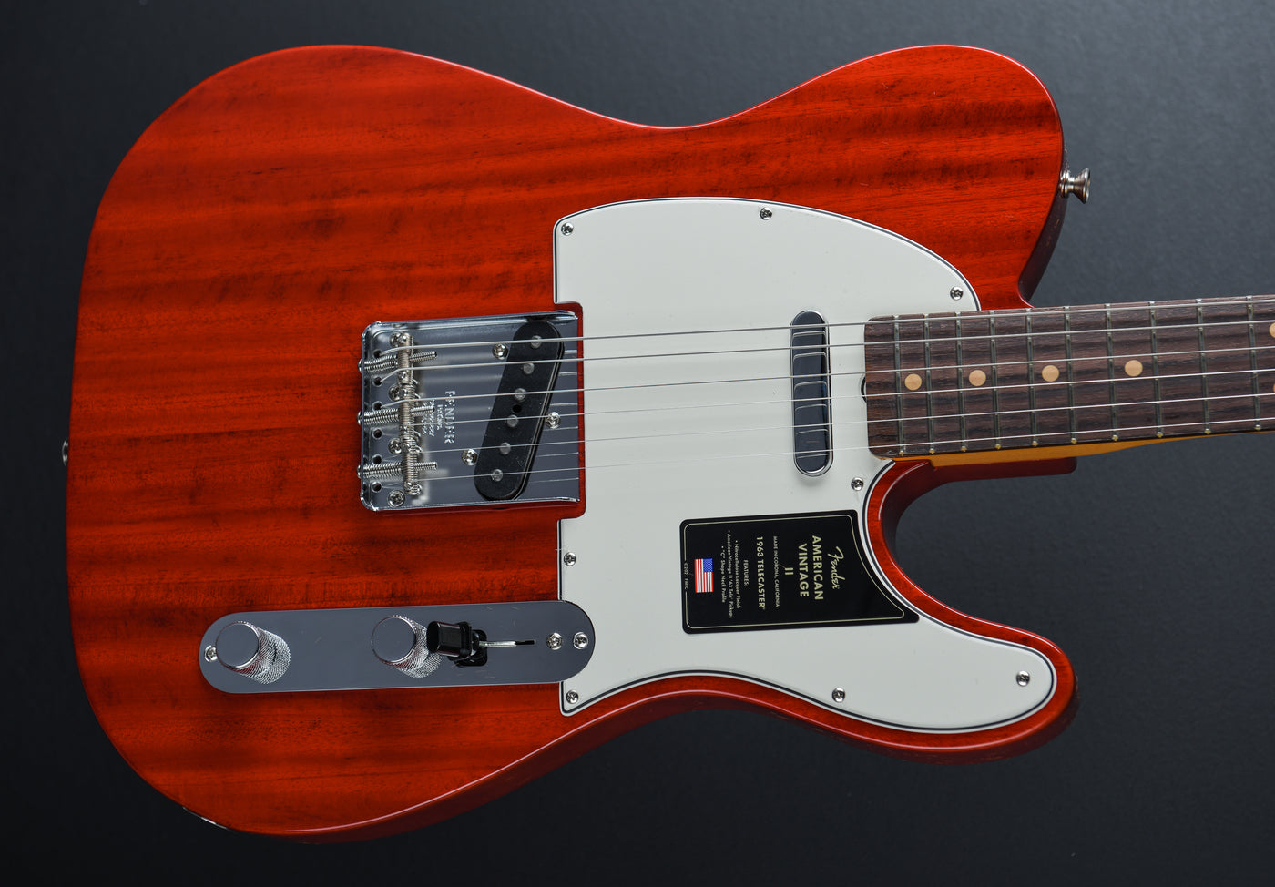 American Vintage II 1963 Telecaster - Crimson Red Transparent