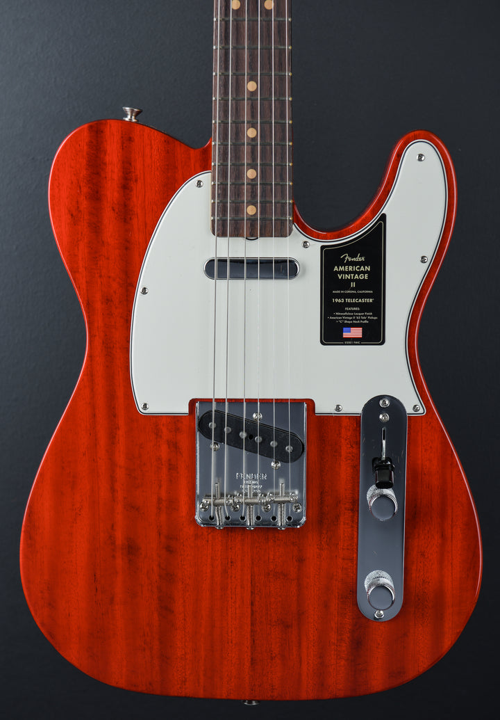 American Vintage II 1963 Telecaster - Crimson Red Transparent