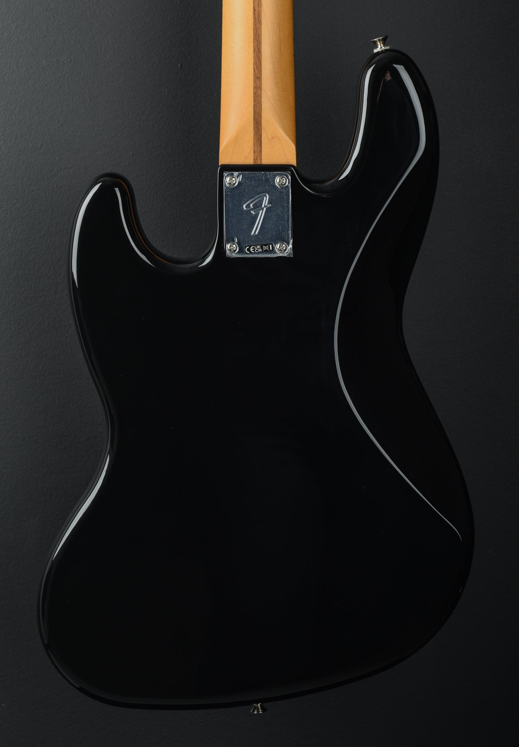Player II Jazz Bass - Black W/Maple – Dave's Guitar Shop