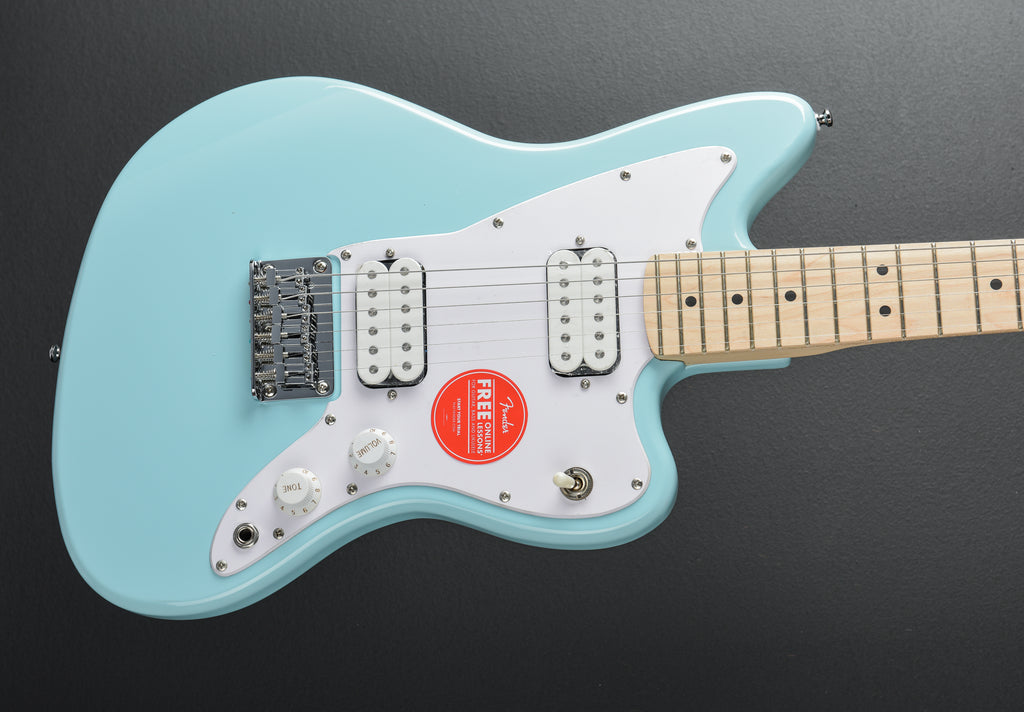 ギター Squier Mini Jazzmaster, Daphne Blue Amazon.com: Squier Mini Jazzmaster Electric Guitar, Daphne