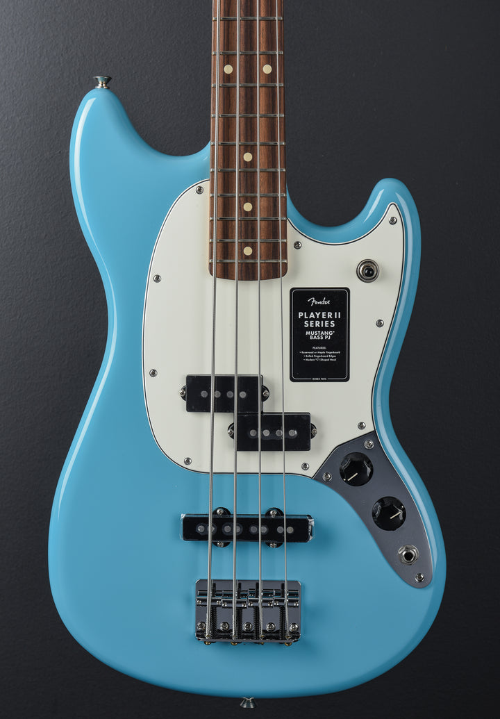 Player II Mustang Bass PJ - Aquatone Blue w/Rosewood