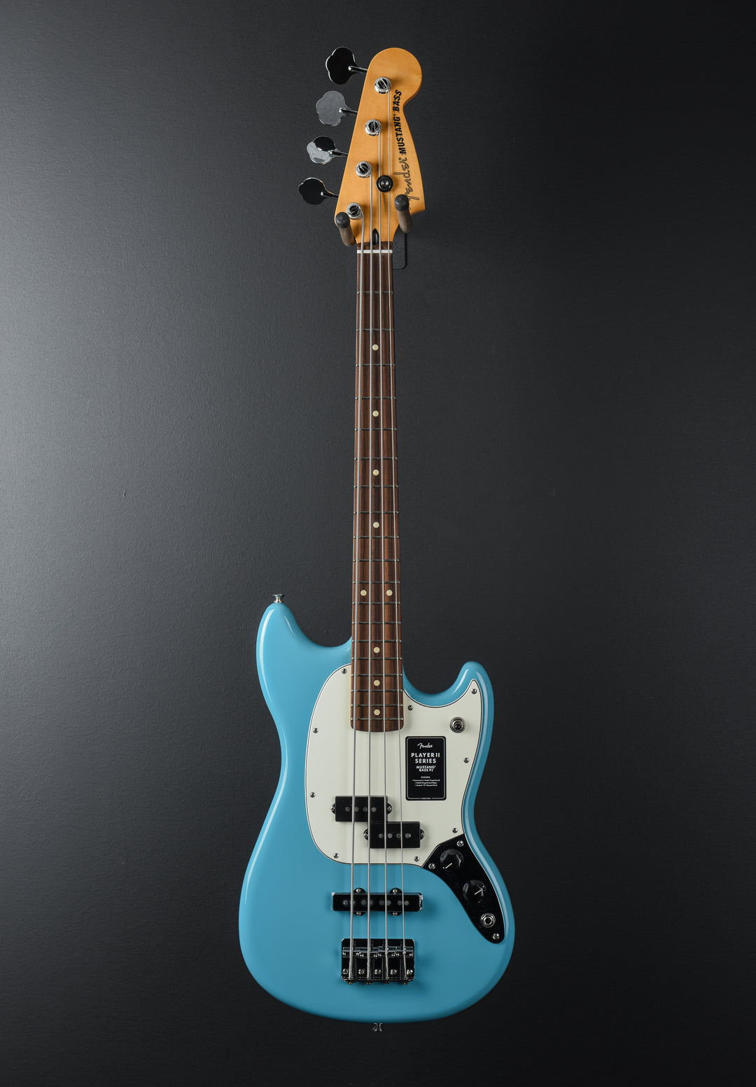 Player II Mustang Bass PJ - Aquatone Blue w/Rosewood
